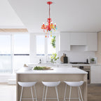 Multicolor Mini Crystal Chandelier Lighting Modern Chandeliers for Girls Bedrooms