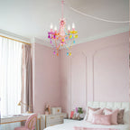 Plug In Swag Chandelier Small Crystal Chandelier 4-Light