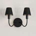 Chandelier Shades set of 6 Clip-On Small Line Empire Lampshades for E12 Candelabra Bulbs