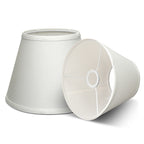 Small Empire Lamp Shade Set of 2 –  Linen Fabric, 15x26x19cm Replacement Lampshades for Table Lamps