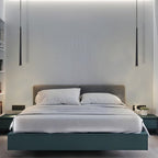 Set of 3 Modern Slim LED Pendant Lights for bars or small commercial spaces
