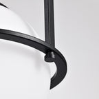 Modern Globe Pendant Light with Glass Shade for Kitchen Island & Dining Room