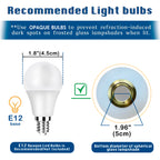 Modern Globe Table Lamp with Glass Shade and Plug-in Switch, E12 Base Bedside Lamp for Bedroom & Living Room