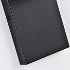 Dusk-to-Dawn Integrated LED Outdoor Wall Light, Black