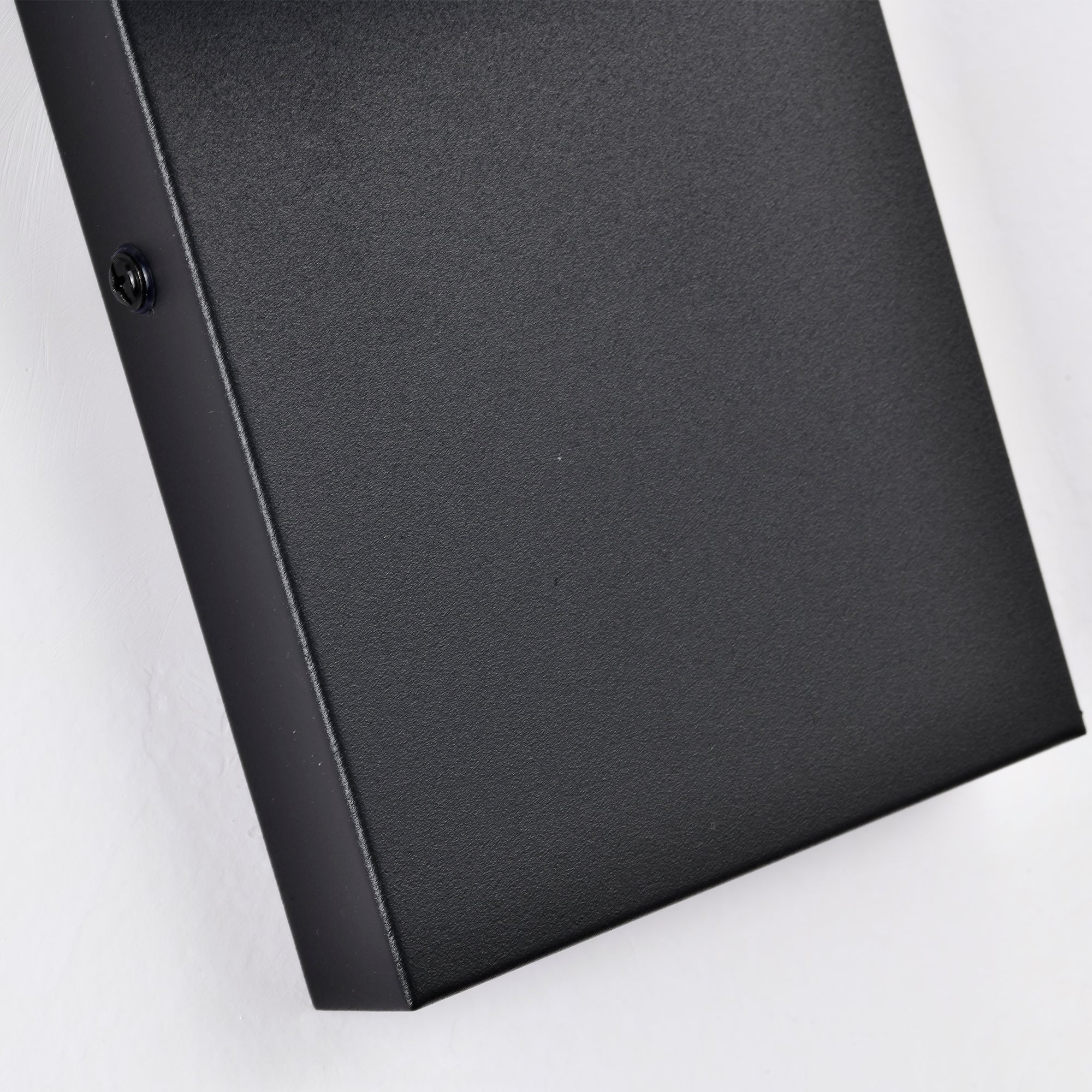Dusk-to-Dawn Integrated LED Outdoor Wall Light, Black