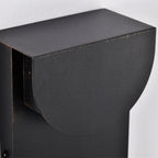 11.75" Integrated LED Outdoor Wall Light, Matte Black