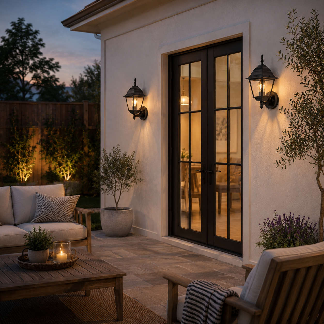 2 pack Traditional Outdoor Wall Light for Timeless Exterior Style