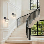 Modern Globe Wall Sconce with Opal Glass, E12 Indoor Wall Light