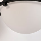 Modern Globe Wall Sconce with Opal Glass, E12 Indoor Wall Light