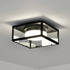 Modern ceiling light, LED ceiling light Fixture, Black  Light for Bedroom and Hallway, Cool White Light