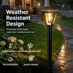 Solar Outdoor Pathway Light – Adjustable Height Garden & Pathway Lighting
