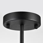 Modern Globe Pendant Light with Glass Shade for Kitchen Island & Dining Room