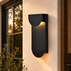 11.75" Integrated LED Outdoor Wall Light, Matte Black
