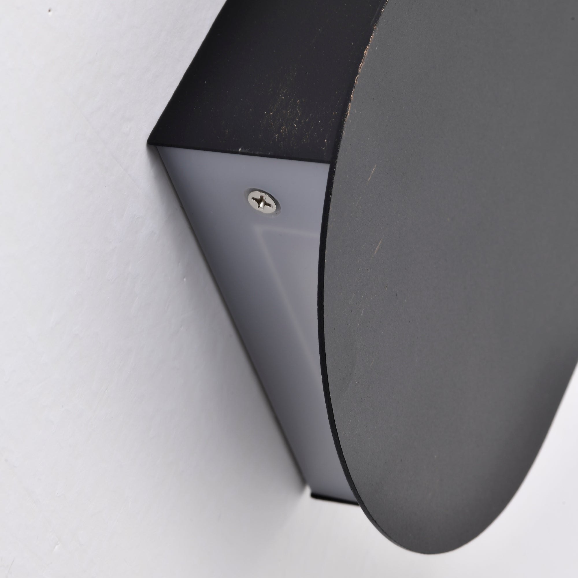 11.75" Integrated LED Outdoor Wall Light, Matte Black