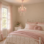 4-Light Acrylic Crystal Chandelier with Adjustable Chain