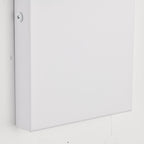 7.8" White Dusk-to-Dawn Integrated LED Outdoor Wall Light