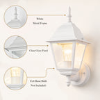 2 pack Traditional Outdoor Wall Light for Timeless Exterior Style