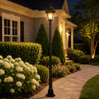 83.11" Classic Black Outdoor Post Light for Path，Walkway